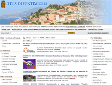 Tablet Screenshot of comune.ventimiglia.it